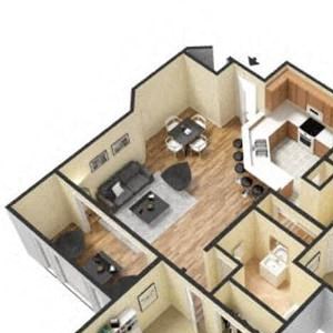 2B 2 Bedroom Apartment for Rent at the Westcott Tallahassee 2B 2 Bedroom Apartment for Rent at the Westcott Tallahassee